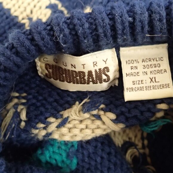 Country Suburbans Men's Sweater Size XL - Picture 2 of 5
